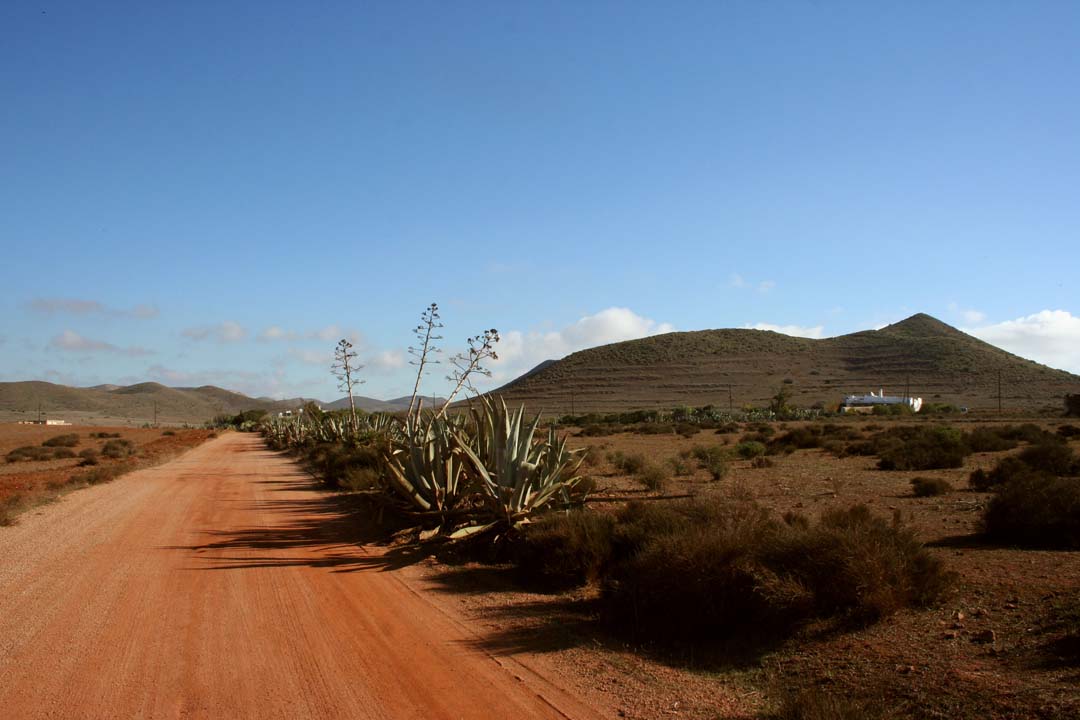 Pista de las minas de Rodalquilar cerca del Cortijo del Fraile